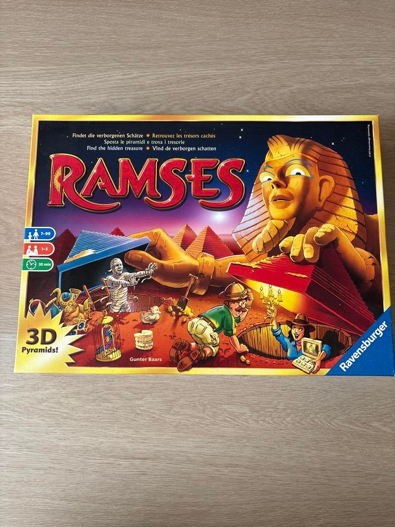 Ramses bordspel compleet, Hobby en Vrije tijd, Gezelschapsspellen | Bordspellen, Een of twee spelers, Ophalen of Verzenden, Zo goed als nieuw