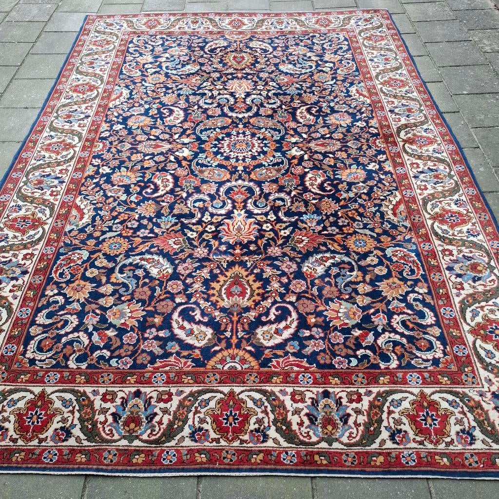 Vintage perzisch tapijt 300x205 cm, Ophalen, Gebruikt, Crème, Vintage