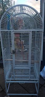 Papagaaienkooi, Dieren en Toebehoren, Vogels | Hokken en Kooien, Ophalen, Gebruikt, Metaal, Vogelkooi