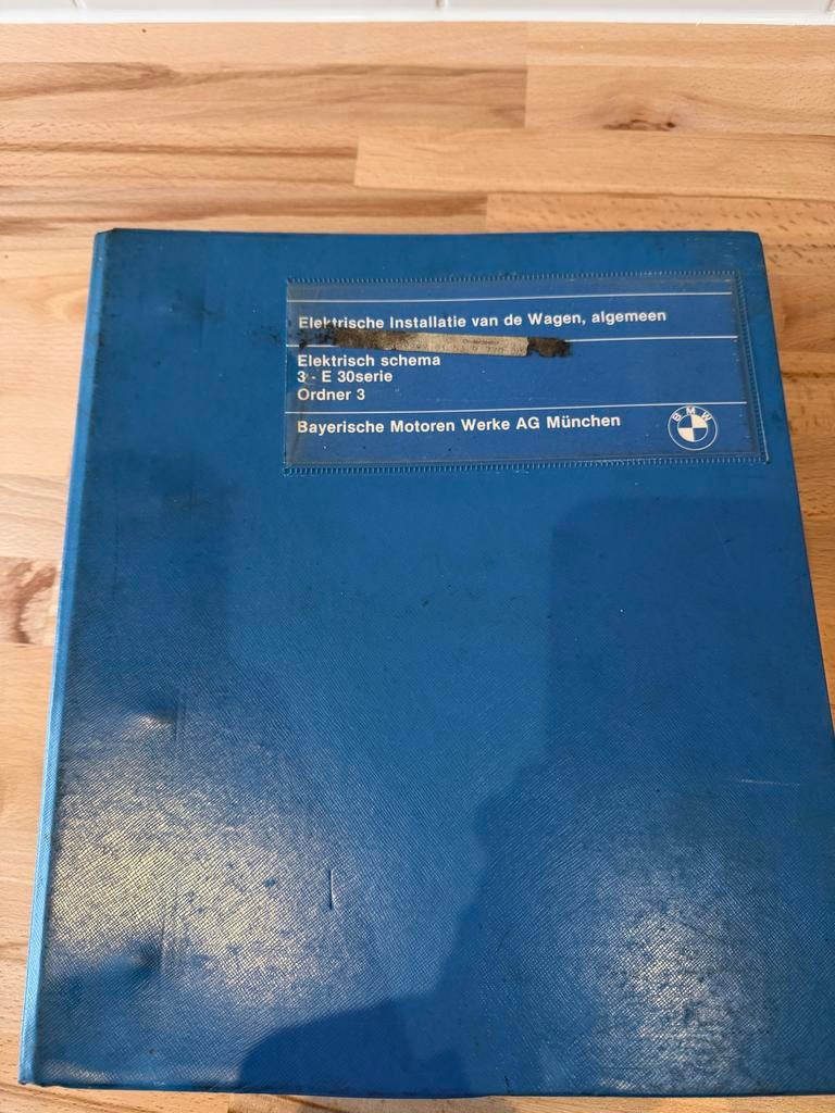 Bmw e30 3 serie werkplaatshandboek electrisch schema, Auto diversen, Handleidingen en Instructieboekjes, Ophalen of Verzenden