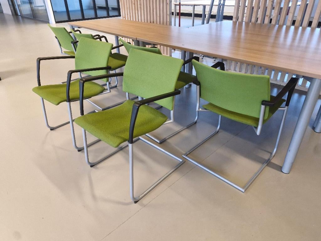6x Casala Feniks vergaderstoel / eetkamerstoel groen, Huis en Inrichting, Stoelen, Rolweg 10, 4104 AV Culemborg, Gebruikt, Info@casala.com