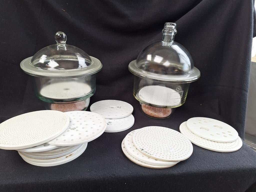 Vintage Exiccator met Schalen en Kom, Antiek en Kunst, Ophalen of Verzenden