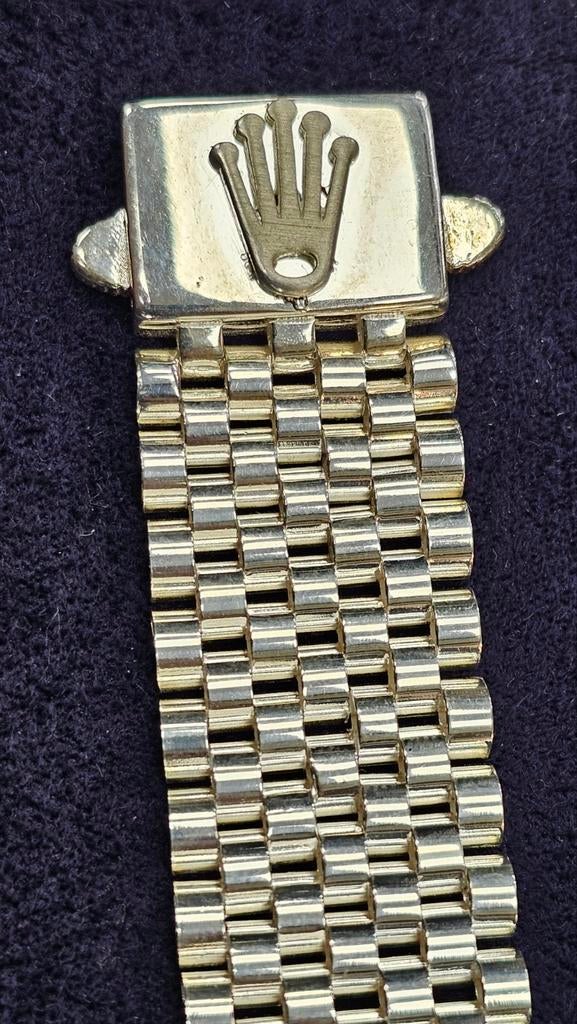 925 Zilveren Brede Rolex Armband 20cm / 17,7mm, Ophalen of Verzenden, Nieuw, Zilver, Zilver