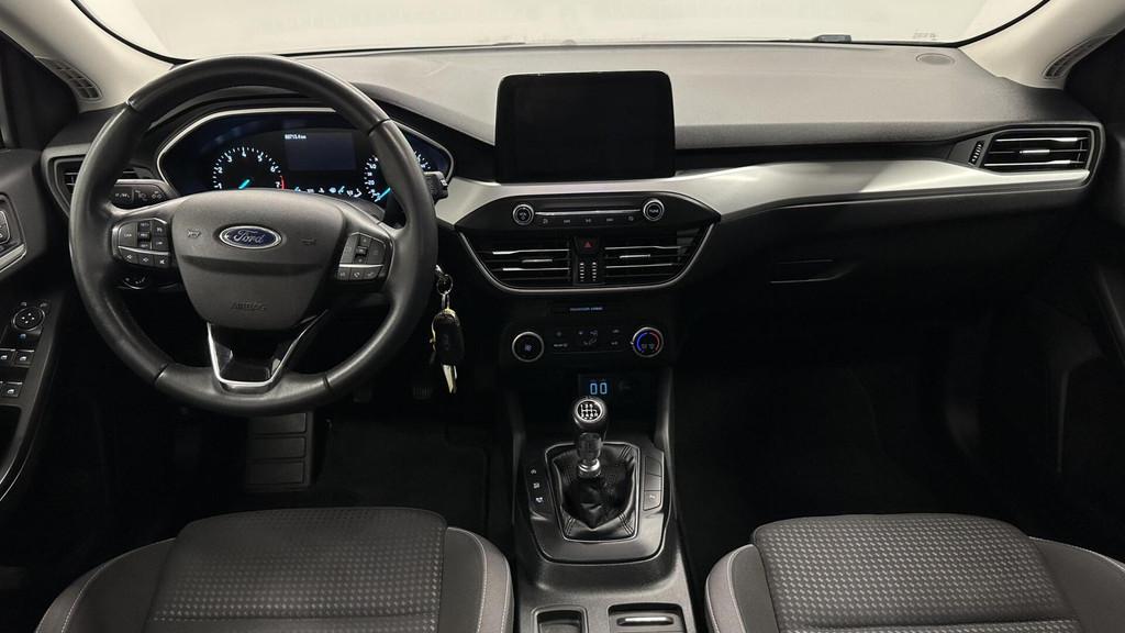 Ford Focus 1.0 EcoBoost Hybrid Trend Edition Business CAMERA, Stof, Gebruikt, Met garantie (alle), Blauw