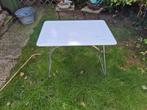 Opklapbare tuintafel - Vierkant, Tuin en Terras, Tuintafels, Kunststof, Gebruikt, Ophalen of Verzenden, Onbekend