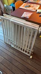 Lindam uitschuifbaar veiligheidshek / traphekje (3x), Kinderen en Baby's, Traphekjes, Ophalen, Gebruikt, 100 tot 115 cm, Klemhekje