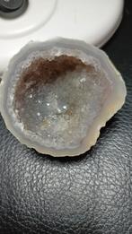 Prachtige Agaat Geode met Kristallen, Ophalen of Verzenden, Mineraal