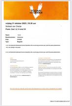 2 Tickets + parkeerkaart, voorstelling Soldaat van Oranje, Tickets en Kaartjes, Twee personen, Oktober