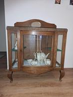 Brokant Theekastje met Geslepen Glas, Antiek en Kunst, Ophalen