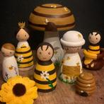 Peg dolls Bijen en imker, Ophalen of Verzenden, Nieuw