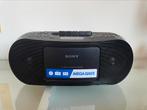 Sony CFD-S70 radio / cd / cassette speler zwart, Audio, Tv en Foto, Radio's, Ophalen of Verzenden, Zo goed als nieuw, Radio, Met cd-speler