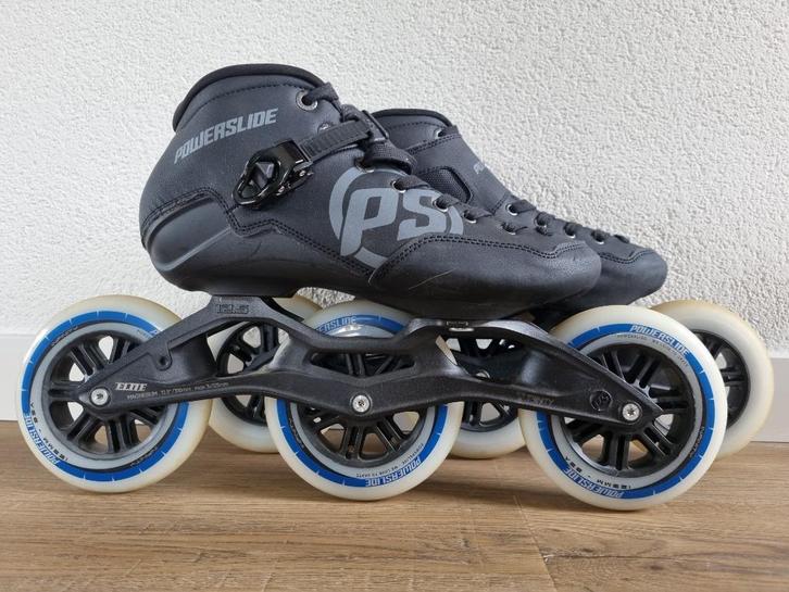 Gave Powerslide Final trinity skeelers maat 41 3x125mm wiele, Sport en Fitness, Skeelers, Zo goed als nieuw, Inline skates 4 wielen