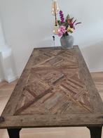 Robuuste Sloophouten Tafel - 6 Personen, Huis en Inrichting, Tafels | Eettafels, Gebruikt, 100 tot 150 cm, 200 cm of meer, Ophalen of Verzenden