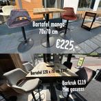 Barkrukken €119,- per stuk met gasveer, 2 krukken, Ophalen of Verzenden, Zo goed als nieuw