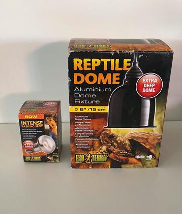 Exo terra reptile dome/ lamp beschikbaar voor biedingen