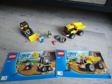 Lego City 4201 Loader and Dump Truck mijn mine beschikbaar voor biedingen