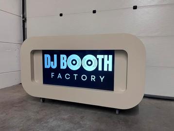 Visual dj booth met tv scherm 