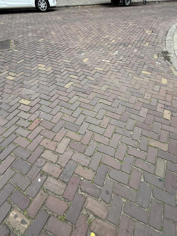 gebruikt gebakken klinkers genuanceerd, Tuin en Terras, Tegels en Klinkers, Gebruikt, Klinkers, Ophalen of Verzenden