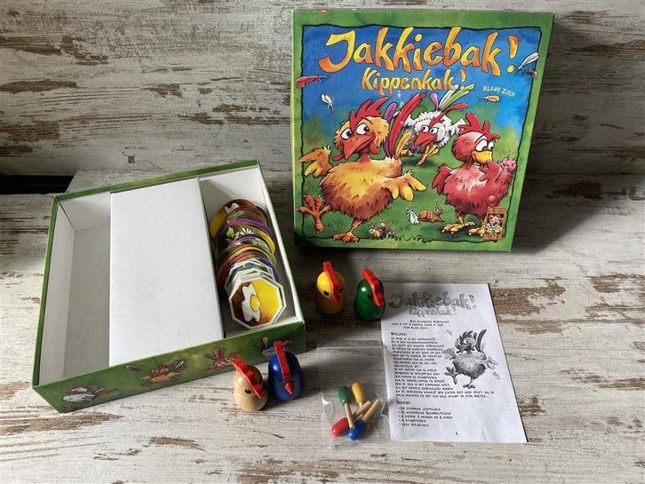 jakkiebak! kippenkak! 999 games [s227], Hobby en Vrije tijd, Gezelschapsspellen | Bordspellen, Zo goed als nieuw, Ophalen of Verzenden