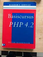 Basiscursus PHP 4.2 van Academic Service Peter Kassenaar, Boeken, Informatica en Computer, Ophalen of Verzenden, Zo goed als nieuw