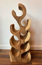 Suar-houten wijnrek - 8 flessen +/- 70cm hoog +/- 25cm breed, Ophalen of Verzenden