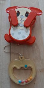 Vintage Tomy muziekdoosje met trekkoord, Ophalen of Verzenden, Zo goed als nieuw, Lamp