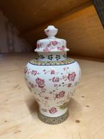 Porseleinen Chinese dekselvaas – 39 cm hoog, Antiek en Kunst, Ophalen of Verzenden