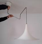 DIJKSTRA Vintage "Heksenhoed" hanglamp met unieke ophanging, Huis en Inrichting, Lampen | Hanglampen, Ophalen, Gebruikt, Metaal