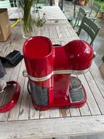 kitcheaid artisan nespresso empire red en tomaatrood, Ophalen, Gebruikt, Espresso apparaat, 10 kopjes of meer
