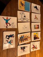 Kuifje ansicht kaarten 1986 meer dan 80 stuks!, Meerdere stripboeken, Ophalen of Verzenden, Gelezen