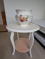 Antieke bijzettafel, Gebruikt, Rond, 55 tot 75 cm, Hout