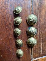 Mooie collectie Belgische Uniform knopen Wo1/Wo2, Ophalen of Verzenden, Landmacht, Overige gebieden, Kleding of Schoenen