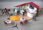 mooie schleich set paarden cafe, met paard ruiter enz., Ophalen of Verzenden, Zo goed als nieuw, Jongen of Meisje