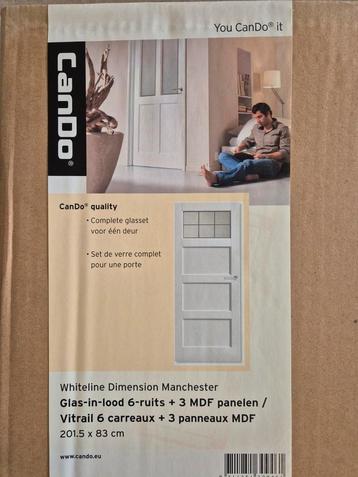 Glas in lood + 3 panelen Cando Manchester (83x201,5) NIEUW beschikbaar voor biedingen