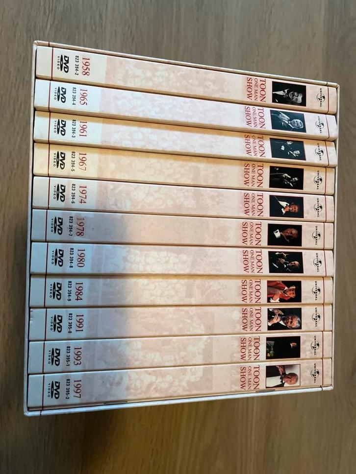 Toon Hermans One Man Shows 1958-1997 - Collectie, Cd's en Dvd's, Dvd's | Cabaret en Sketches, Zo goed als nieuw, Alle leeftijden