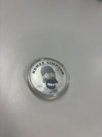 Homer Simpson – 1 oz Zilveren Munt – Officiële Uitgave, Postzegels en Munten, Munten | Nederland, Ophalen of Verzenden, Vóór koninkrijk