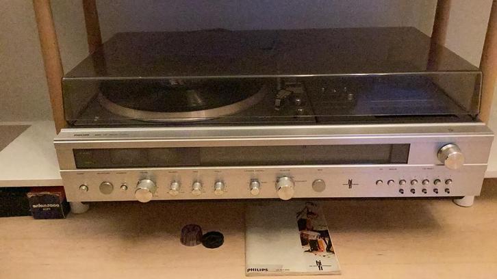 Philips 995 hifi sterio centre platenspeler vintage, Audio, Tv en Foto, Platenspelers, Gebruikt, Platenspeler, Philips, Ophalen