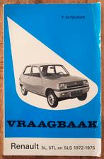 Vraagbaak Renault 5L, 5TL en 5LS 1972-1975., Ophalen of Verzenden