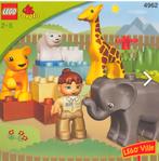 Lego Duplo 4962 Baby Zoo, Kinderen en Baby's, Speelgoed | Duplo en Lego, Ophalen of Verzenden, Gebruikt, Complete set, Duplo