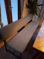 Wehkamp eetkamerbank Sven donkergrijs 200cm, Huis en Inrichting, Banken | Sofa's en Chaises Longues, Ophalen, Zo goed als nieuw