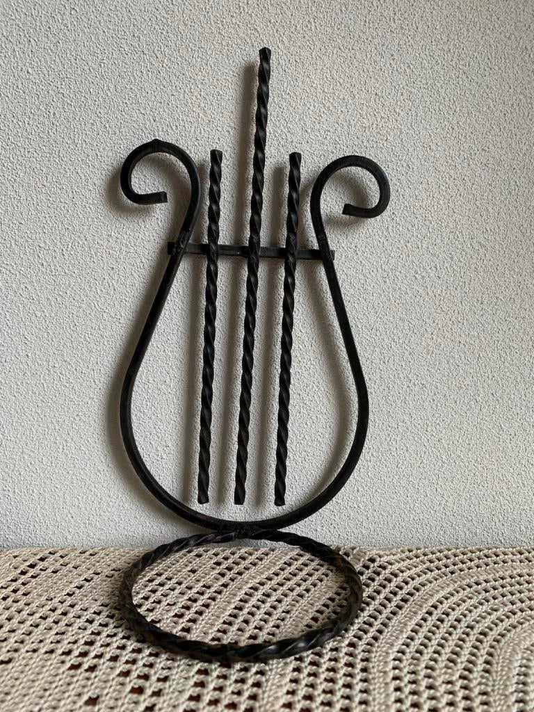 Gietijzeren plantenhanger Vintage Bloempothouder, Ophalen of Verzenden