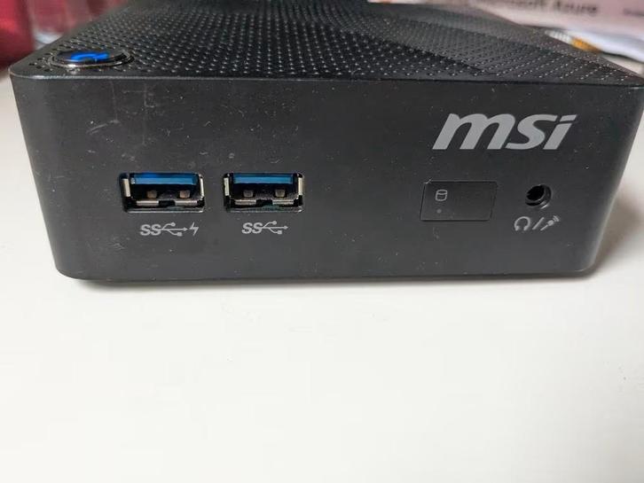 MSI Cubi N 8GL (fanless mini PC), Computers en Software, Desktop Pc's, Gebruikt, Minder dan 2 Ghz, SSD, 4 GB, Ophalen