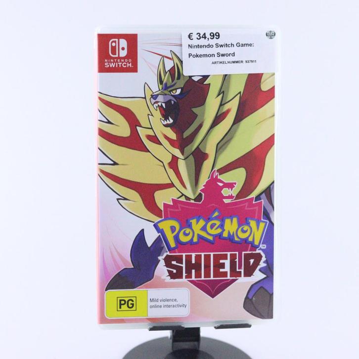 Nintendo Switch Game: Pokemon Sword, Spelcomputers en Games, Spelcomputers | Nintendo Switch, Zo goed als nieuw