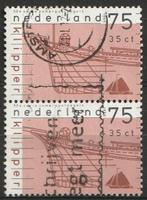 Nederland NVPH 1426 paar gestempeld, Postzegels en Munten, Verzenden, Na 1940, Gestempeld