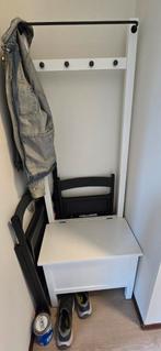 ZGAN gangkastje met kapstok en opbergkist, Ophalen of Verzenden, Zo goed als nieuw, Wandkapstok, Minder dan 100 cm