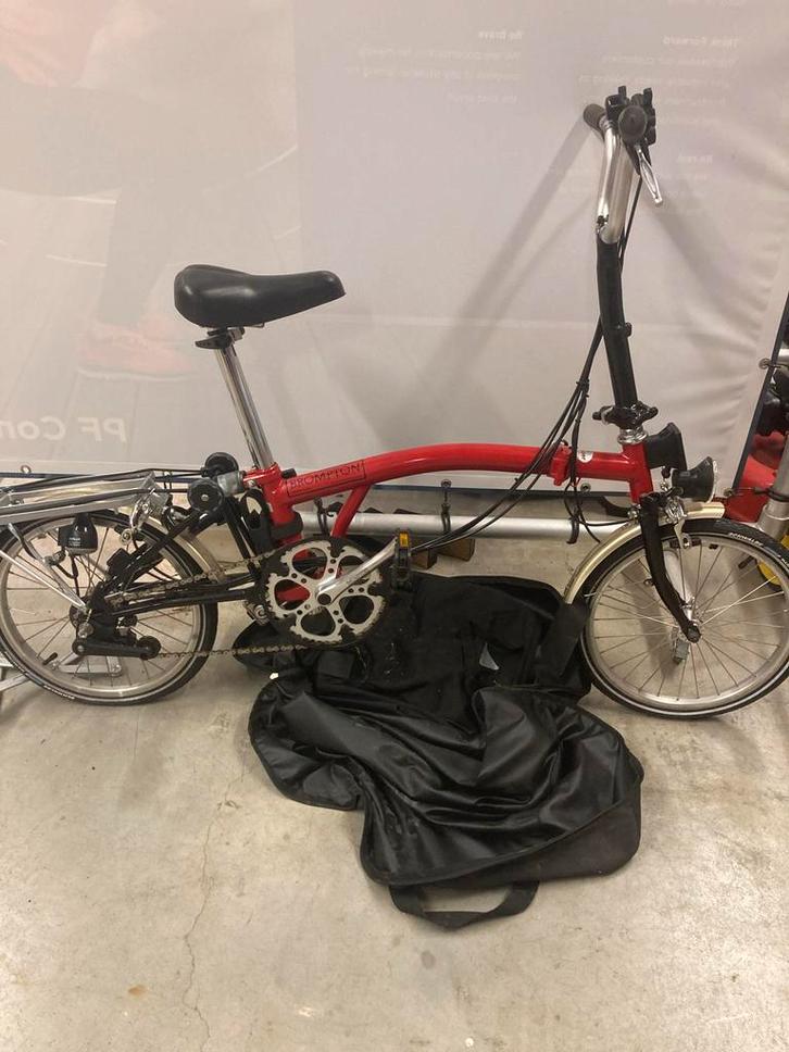 Brompton Inklapbare Fiets - Compact en Handig!, Fietsen en Brommers, Fietsen | Vouwfietsen, Gebruikt, Heren, Brompton, 14 tot 16 inch