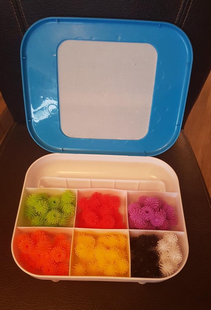 Bunchems met opbergbox/reiskoffer, Kinderen en Baby's, Speelgoed | Educatief en Creatief, Gebruikt, Ophalen of Verzenden