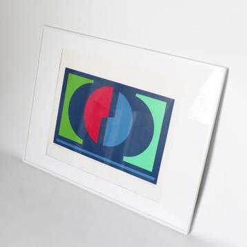 Vintage zeefdruk kunstwerk Deens design gelimiteerd beschikbaar voor biedingen