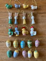 21x paashangers houten pasen hout hanger paasdecoratie, Diversen, Pasen, Ophalen of Verzenden, Zo goed als nieuw