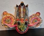Sri Lanka Masker - Handgesneden en Beschilderd, Ophalen of Verzenden